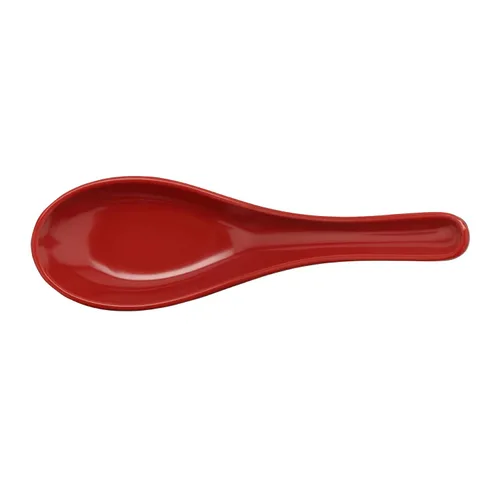 Vista 3 de G.E.T. 6026-RB - Cuchara de sopa de 0.6 onzas, resistente a la rotura, apta para lavavajillas, de plástico de melamina, colección Fuji