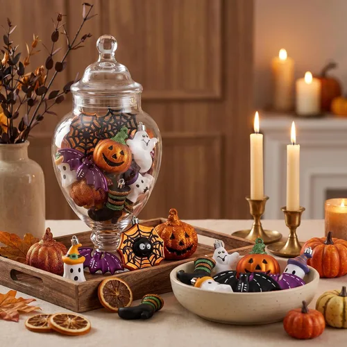 Vista 5 de Valery Madelyn - Decoración de árbol de Halloween inastillable para interiores, 12