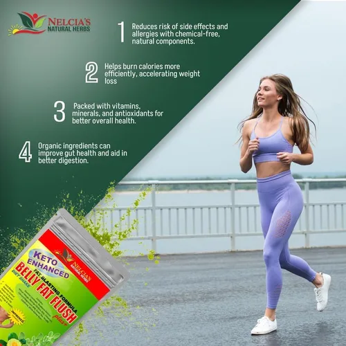 Vista 5 de NELCIA'S NATURAL HERBS Quemador de grasa del vientre para hombres y mujeres, probióticos y supresor del apetito para pérdida de peso, suplemento