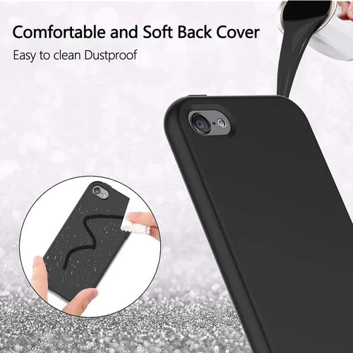 Vista 4 de Hensinple para iPod Touch de 7ª/6ª/5ª Generación, Funda para iPod Touch, Funda de silicona a prueba de golpes