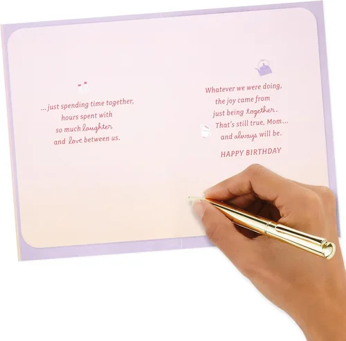 Vista 6 de Hallmark Tarjeta de cumpleaños para mamá de hija (recuerdos favoritos)