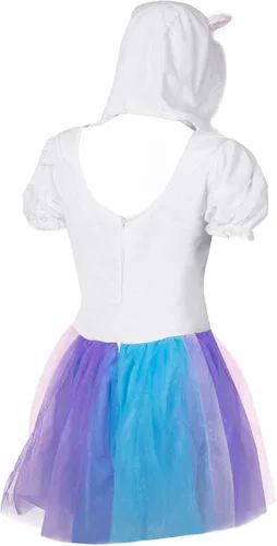 Vista 3 de Unicorn Halloween Costume for Women Includes Dress Leg Warmers and Head Accessory
