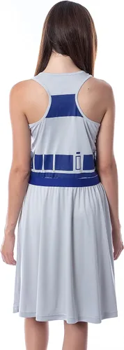 Vista 4 de INTIMO Star Wars R2-D2 Droid Racerback - Camisón de pijama para mujer