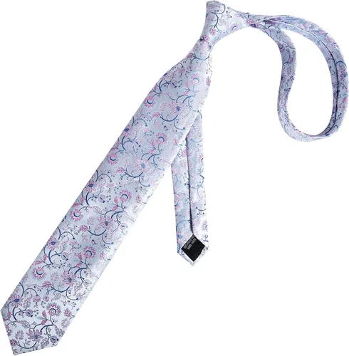 Vista 201 de Alizeal Mens 3.15inches Leaf Flower Pattern Tie with Floral Pocket Square Set