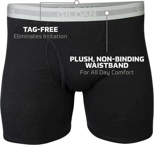 Vista 3 de Gildan Men's Underwear Boxer Briefs, Multipack