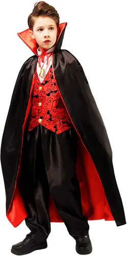 Vista 4 de Disfraz de vampiro clásico gótico para niños
