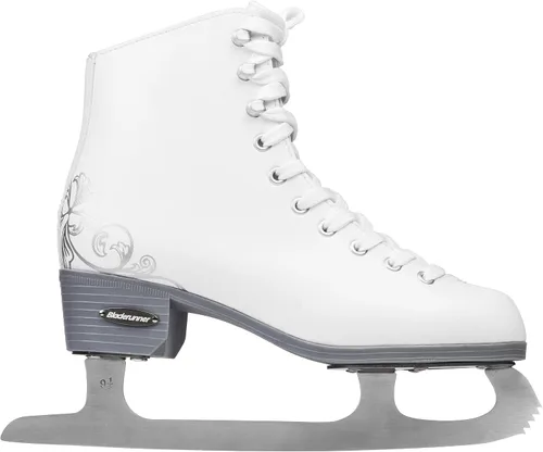 Vista 7 de Bladerunner Ice by Rollerblade Allure - Patines artísticos para mujer, color blanco, patines de hielo, talla 6 de EE. UU
