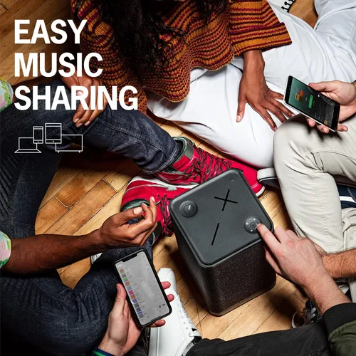 Vista 4 de Ultimate Ears Hyperboom - Altavoz Bluetooth portátil y inalámbrico para el hogar, graves grandes, batería de 24 horas, resistente al agua, IPX4