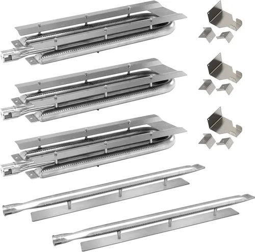Vista 6 de Recambio de tubo de quemador para horno Viking 316-911, VGBQ 30 en serie T, VGBQ 41 en serie T y otras parrillas de gas, tubo de quemador de tubo
