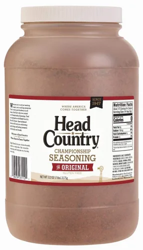 Vista 22 de Head Country Bar-B-Q Championship Seasoning, Original Sin Gluten, Sin MSG, Condimento Multiusos para Barbacoa Condimento de Especias Secas