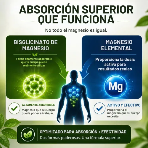 Vista 4 de New Roots Herbal Bisglicinato de magnesio, 120 cápsulas de suministro para 120 días, 200 mg de magnesio elemental para dormir, corazón, función