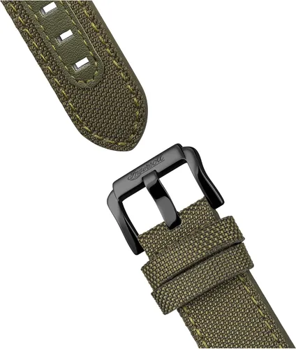Vista 6 de Ingersoll Reloj Automático Acero inoxidable y nylon Casual de los hombres, color verde (Modelo i02802)