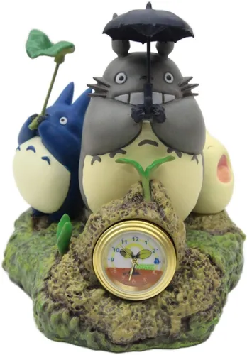 Vista 4 de Studio Ghibli - Castillo en el cielo - Esperanzas del soldado robot, estatua benélica reloj de escritorio