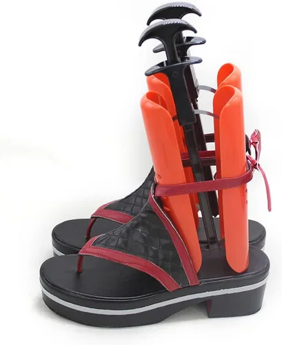 Vista 4 de Kuki Shinobu - Zapatos de cosplay para Halloween, carnaval, fiestas, disfraces, mujeres y hombres, para Genshin Impact