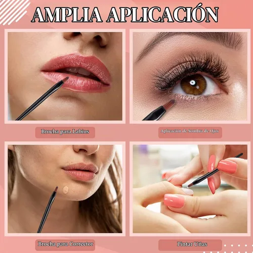Vista 5 de Yaomiao - 120 cepillos desechables para labios, aplicadores de labios