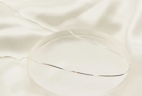 Vista 2 de PORI JEWELERS Cadena de serpiente italiana mágica de plata de ley 925 de 0.039 pulgadas, 8 caras, para mujer, fabricada en Italia