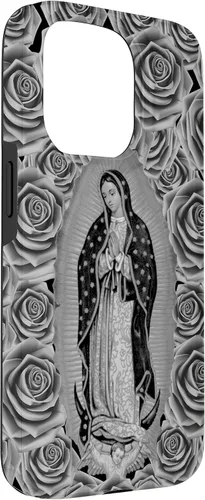 Vista 31 de Funda para iPhone 11 Nuestra Señora Virgen De Guadalupe Virgen María Floral