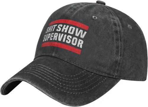 Vista 2 de Shit Show Supervisor Hat para mujer, gorra de béisbol vintage