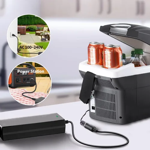 Vista 3 de Adaptador de corriente de CA a CC de 12 V, 5 A, 60 W, 100-240 V a 12 V, convertidor de enchufe para encendedor de cigarrillos de automóvil, fuente