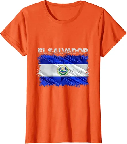 Vista 58 de Camiseta El Salvador, Negro