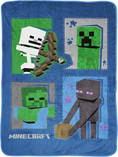 Vista 6 de Jay Franco Minecraft Steve Pillow Buddy - Paquete de 2 piezas, incluye Pillow Buddy, manta