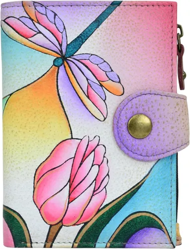 Vista 19 de Anna by Anuschka Cartera de mujer pintada a mano de cuero genuino para mujer