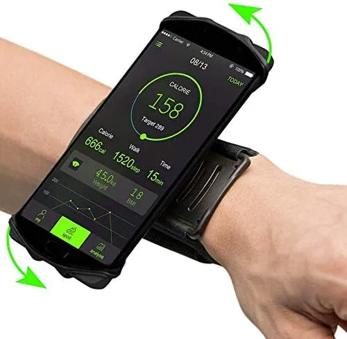 Vista 6 de Pulsera giratoria de 360° para iPhone Air, iPhone 17 Pro, 16e, 15, 14, 13, 12, 11 Pro Max, XR, Samsung Galaxy A16, A17, A26, A36, A56, A37, A57