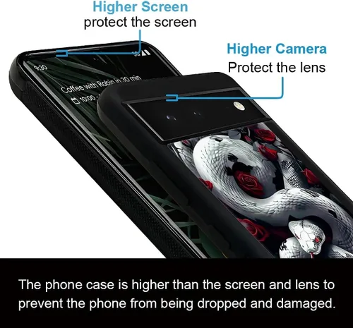 Vista 614 de Compatible con Google Pixel 4A 5G Mobile Case Creative Acrylic Panel trasero Silicona Protección Grip especialmente diseñado para Google Pixel 4A 5G
