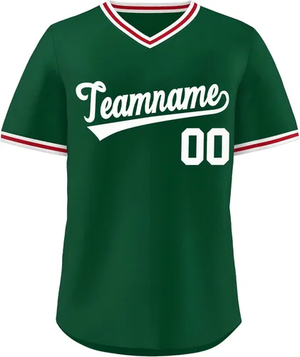 Vista 43 de KXK - Camiseta de béisbol personalizada con nombre y número cosidos, estilo Hip Hop, con cuello en V, atlética, para hombres, mujeres y jóvenes