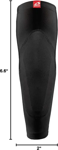 Vista 4 de EVS Flex Lite - Coderas con relleno de espuma viscoelástica reactiva sin cordones, color negro, L/XL CE-rated RMF impact foam with breathable air