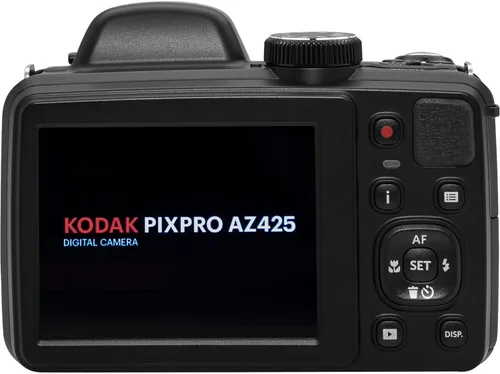 Vista 6 de Kodak PIXPRO AZ425 - Paquete de cámara digital con tarjeta de memoria de 64 GB + funda para cámara (negro) + lector de tarjetas USB + trípode