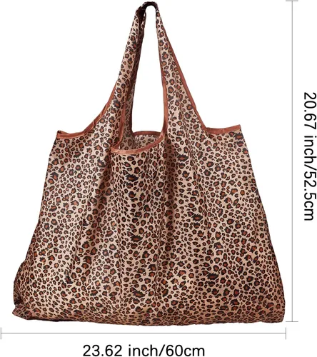 Vista 4 de BEEFLYING Bolsas de comestibles plegables, de nailon, ecológicas y reutilizables, impermeables, bolsas de la compra plegables