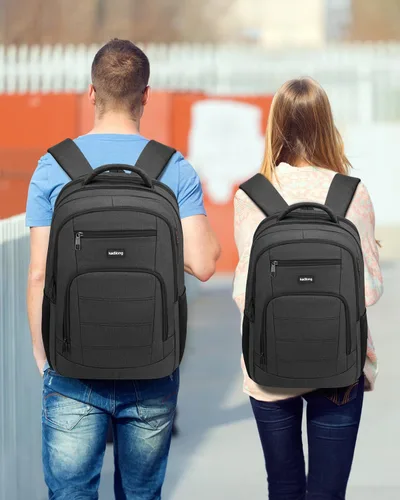 Vista 7 de kadilong Mochilas escolares para adolescentes y niños, mochila para laptop para hombre, bolsa de computadora universitaria con puerto de carga USB