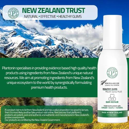 Vista 8 de Spray de enjuague oral para enfermedades de las encías y tratamiento de la gingivitis para adultos, 1.7 fl oz, 142 porciones, alternativa natural