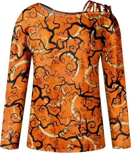 Vista 4 de COTECRAM Blusa sexy de manga larga con hombros descubiertos para otoño e invierno 2023
