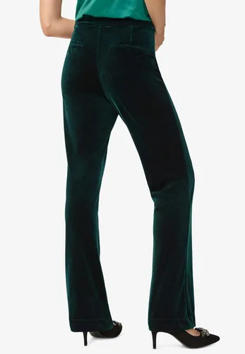 Vista 3 de Ellos Pantalones anchos de terciopelo de talla grande para mujer