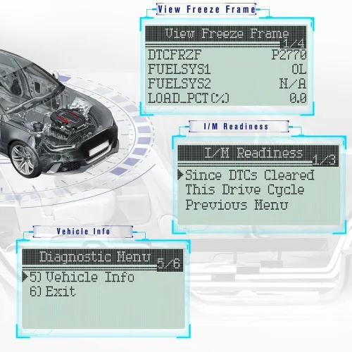 Vista 8 de Escáner CAN OBD2 MS309 Escáner automotriz Herramienta de diagnóstico del motor EOBD Lector de código de motor de verificación de automóvil