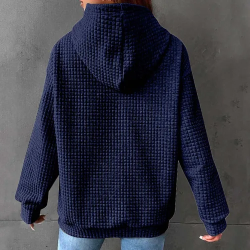 Vista 4 de Sudadera con capucha de fútbol americano para mujer, talla grande, para el día del juego, sudaderas con gráficos de fútbol americano, trajes