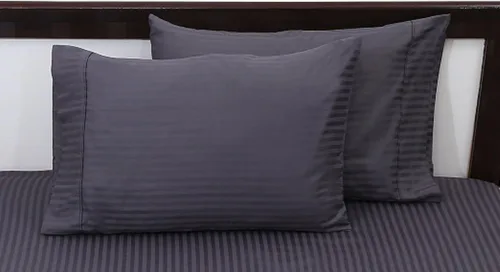 Vista 15 de ARlinen Funda de almohada tamaño Queen estándar, fundas de almohada de algodón sólido burdeos de 20 x 30 pulgadas
