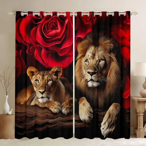 Vista 17 de Erosebridal Cortinas de baloncesto de béisbol, fútbol, rugby, tratamiento de ventanas para niños, niñas, adolescentes, con temática de deportes