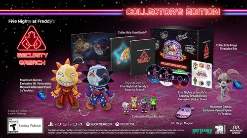 Vista 2 de Five Nights at Freddys Security Breach XSX Collectors Edition