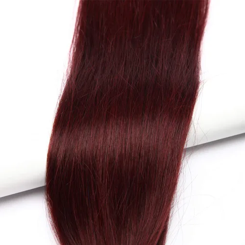 Vista 265 de SEGO Extensiones de cabello humano con micro cuentas, extensiones de cabello humano con micro bucle, lacio, natural, fusión fría, 1.76 oz/paquete