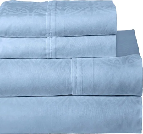 Vista 11 de Pointehaven Funda de almohada bordada de algodón egipcio de 300 hilos (negro, estándar)
