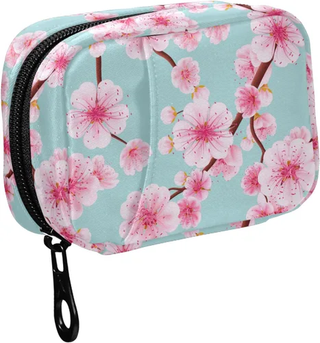 Vista 7 de Fustylead Groovy - Organizador de píldoras de flores, estilo bohemio, retro, 2 veces al día, con cremallera, dispensadores semanales portátiles