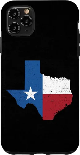 Vista 13 de Funda para iPhone 17 con la bandera del estado de Texas, diseño vintage de Texas, Estados Unidos