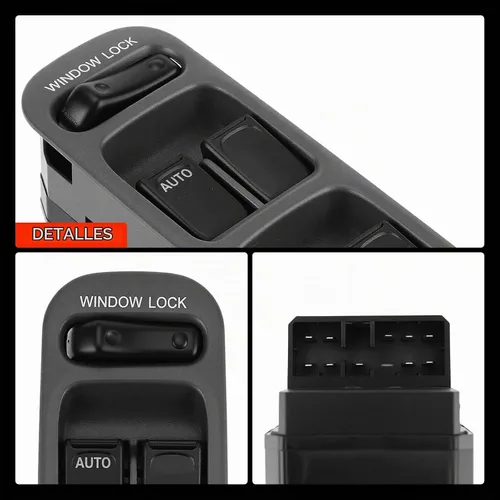 Vista 9 de A-Premium Interruptor de elevalunas eléctrico principal compatible con Suzuki Grand Vitara 1999-2002, Vitara 1999-2003, XL-7 2005-2006, lado