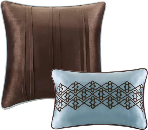 Vista 14 de Madison Park Princeton - Juego de colcha reversible acolchada, reverso sólido de verano transpirable, capa de ropa de cama ligera para todas