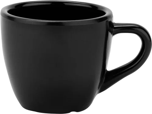 Vista 3 de G.E.T. C-1004-BK - Taza de café expreso de melamina, 3 onzas, color negro (juego de 12)