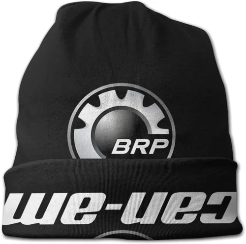 Vista 3 de Soft Warm Can-Am Logo Beanie Hat Men Women Skull Hat Knit Caps Black