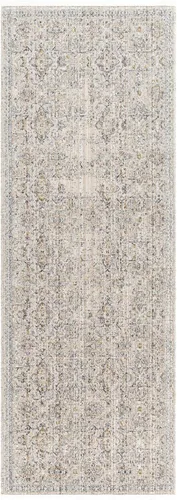 Vista 5 de Livabliss x Becki Owens Margaret - Alfombra vintage lavable para exteriores, 2 pies 7 pulgadas x 7 pies 3 pulgadas, gris medio, (7 pies y menos)